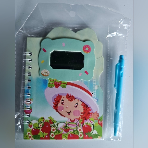 (Pick 1) Strawberry Shortcake Mini Notebook with Pen - Picture 5 of 11